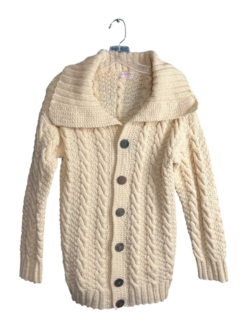 Handmade Cable Chunky Knit Cardigan
